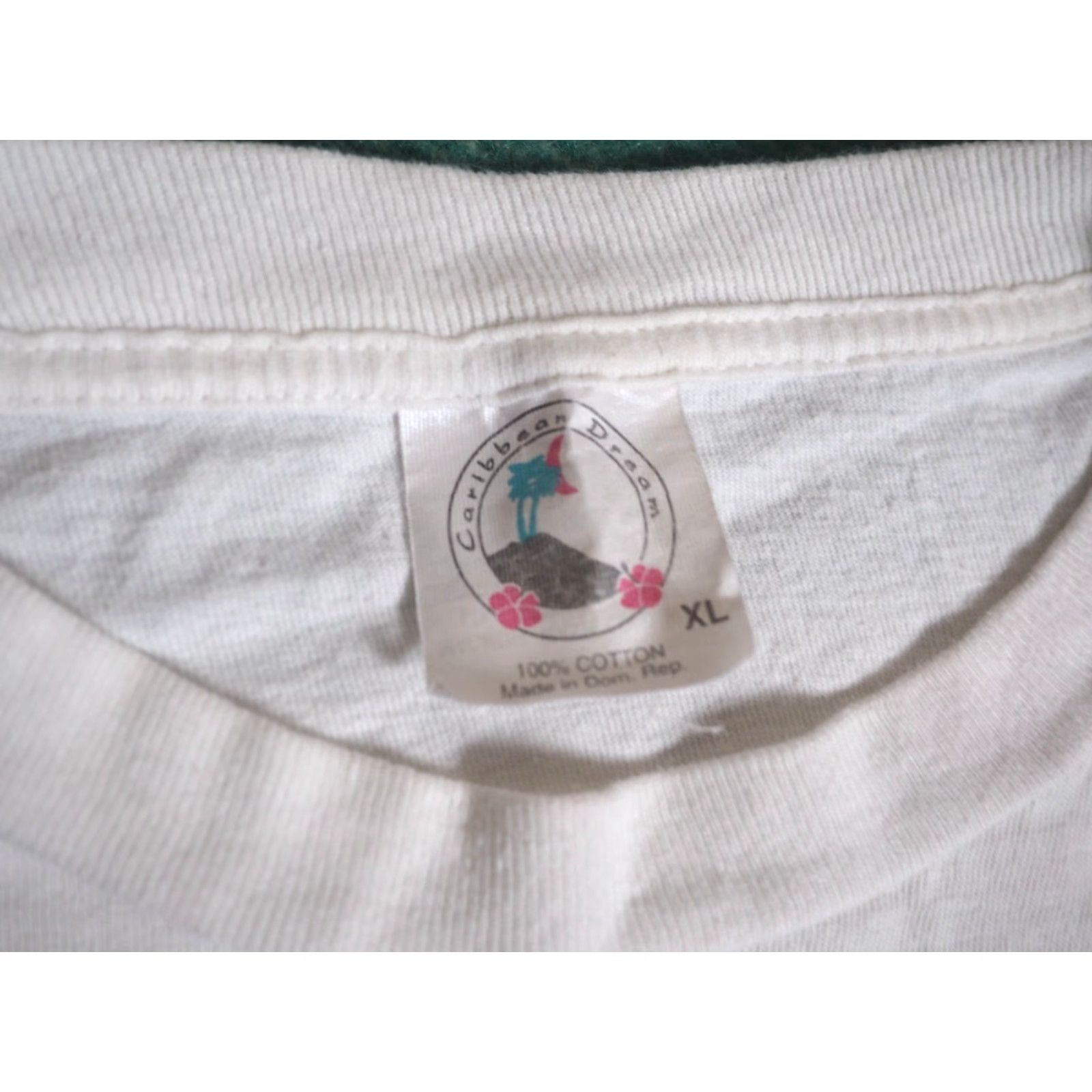 Vintage VTG 90s Caribbean Dream Hawaii Sailing Beach Ocean Art White Tee T-Shirt Mens L Size US L / EU 52-54 / 3 - 4 Thumbnail