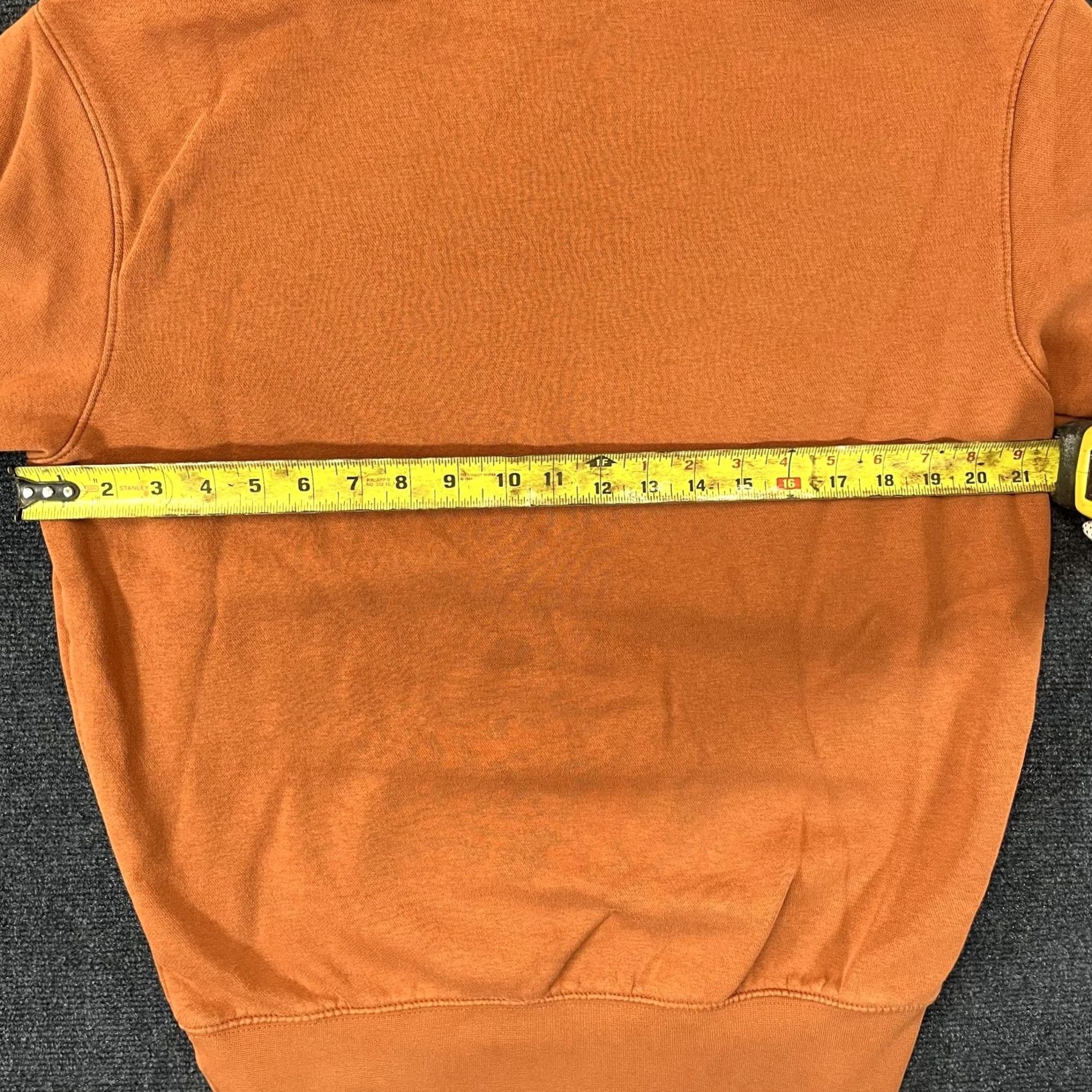 Nike Nike Hoodie Mens XS Orange Pullover Hooded Sweatshirt Casual Swoosh Size US XS / EU 42 / 0 - 7 Thumbnail