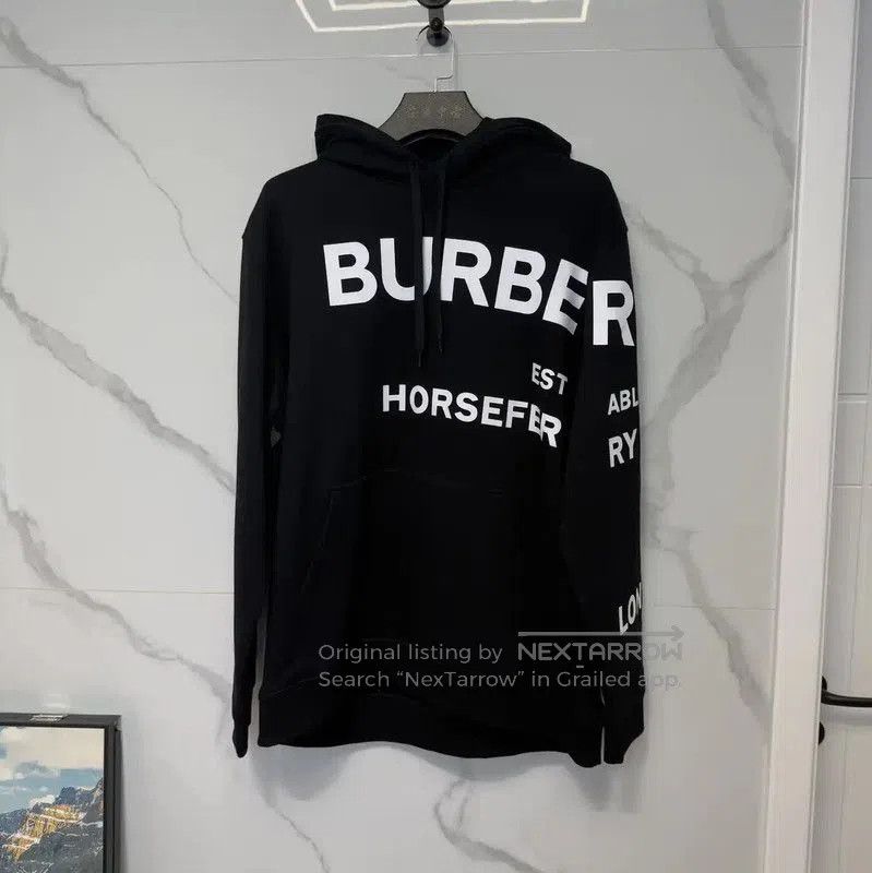 Burberry Burberry Black Logo Long Sleeve Hoodie. Size US XXL / EU 58 / 5 - 1 Thumbnail