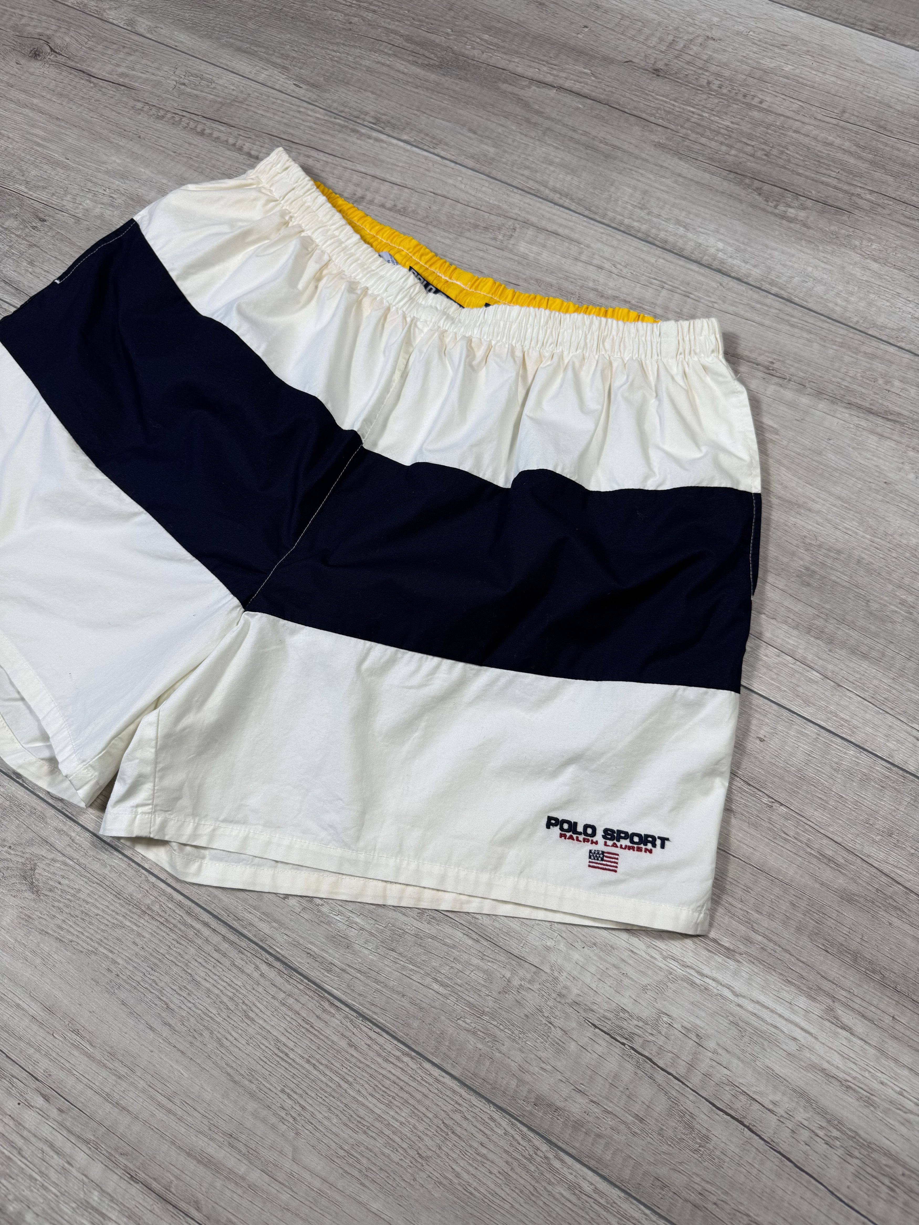 Polo Ralph Lauren Vintage polo sport blue swim shorts Size US 36 / EU 52 - 3 Thumbnail