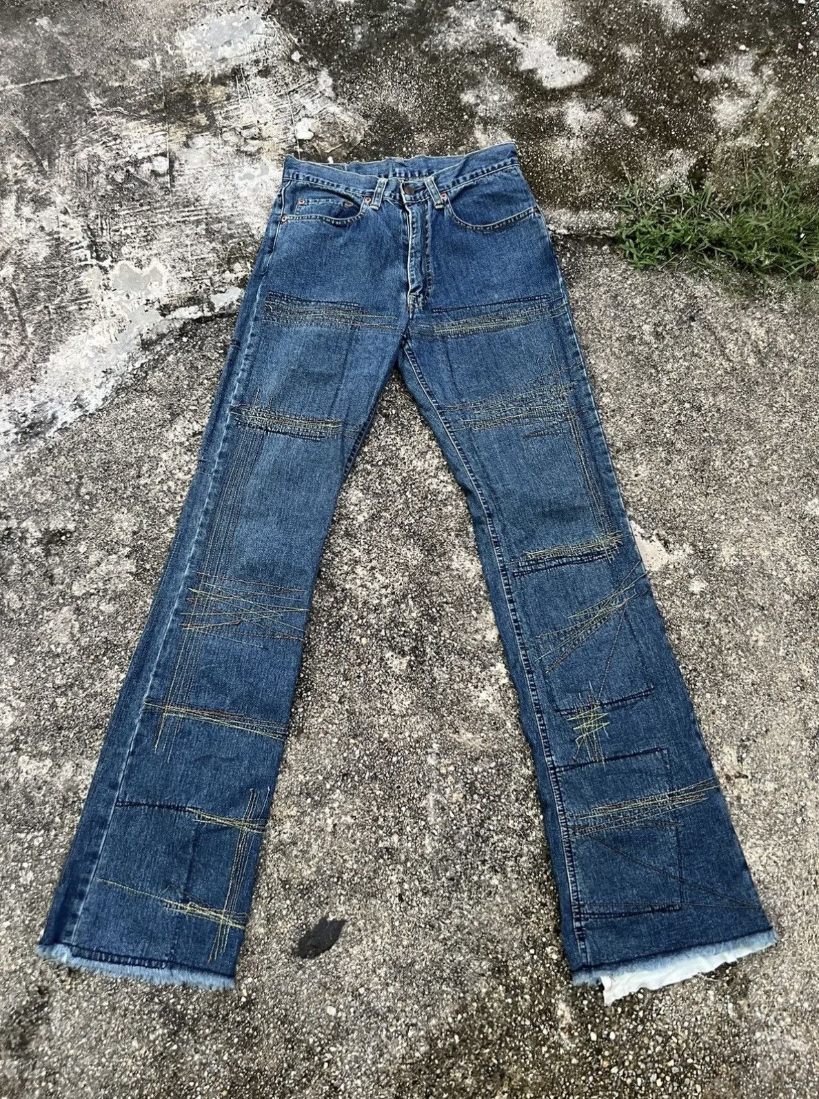 Hysteric Glamour Rare ‘00s Hysteric Glamour x Kinky Flared Jeans Size 28" / US 6 / IT 42 - 3 Thumbnail