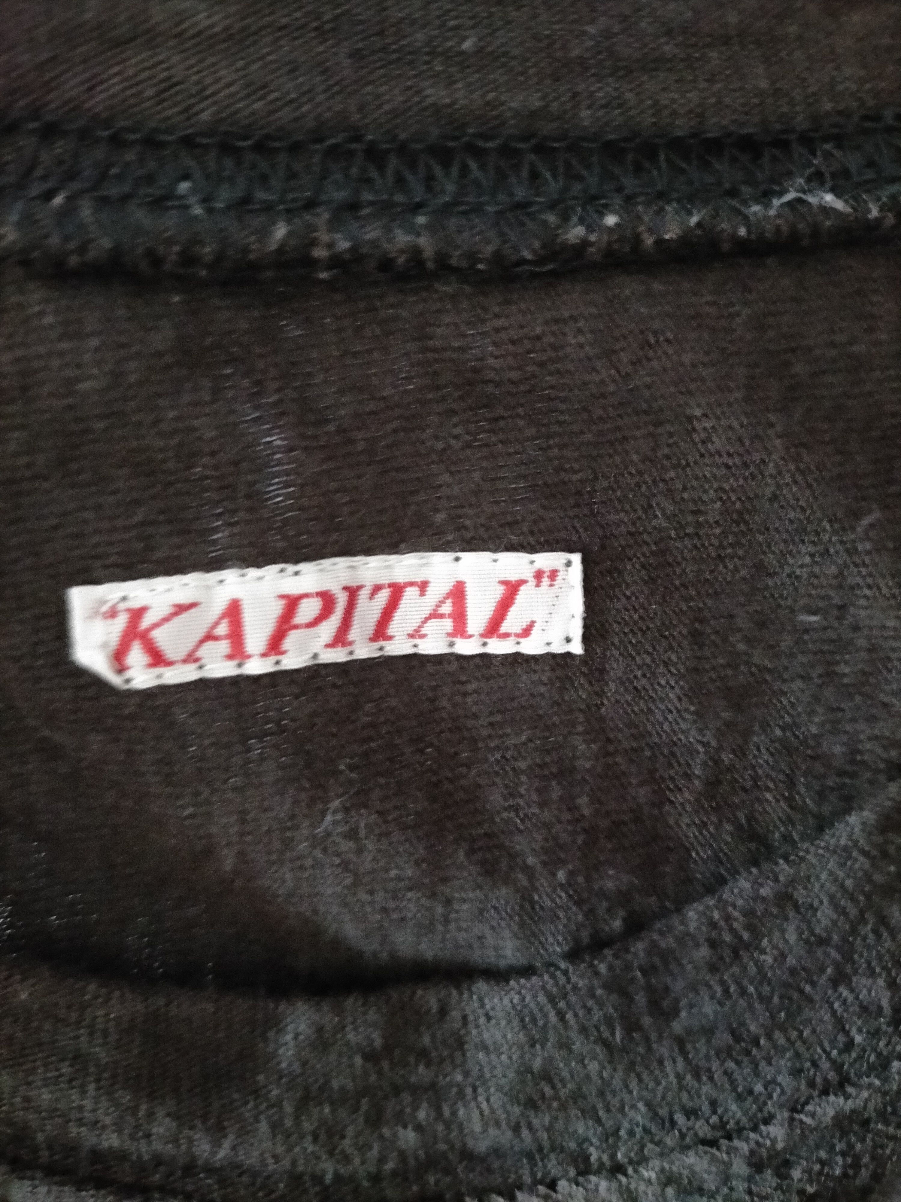 Kapital Kapital Three Quarter Black T-shirt Size US S / EU 44-46 / 1 - 13 Thumbnail