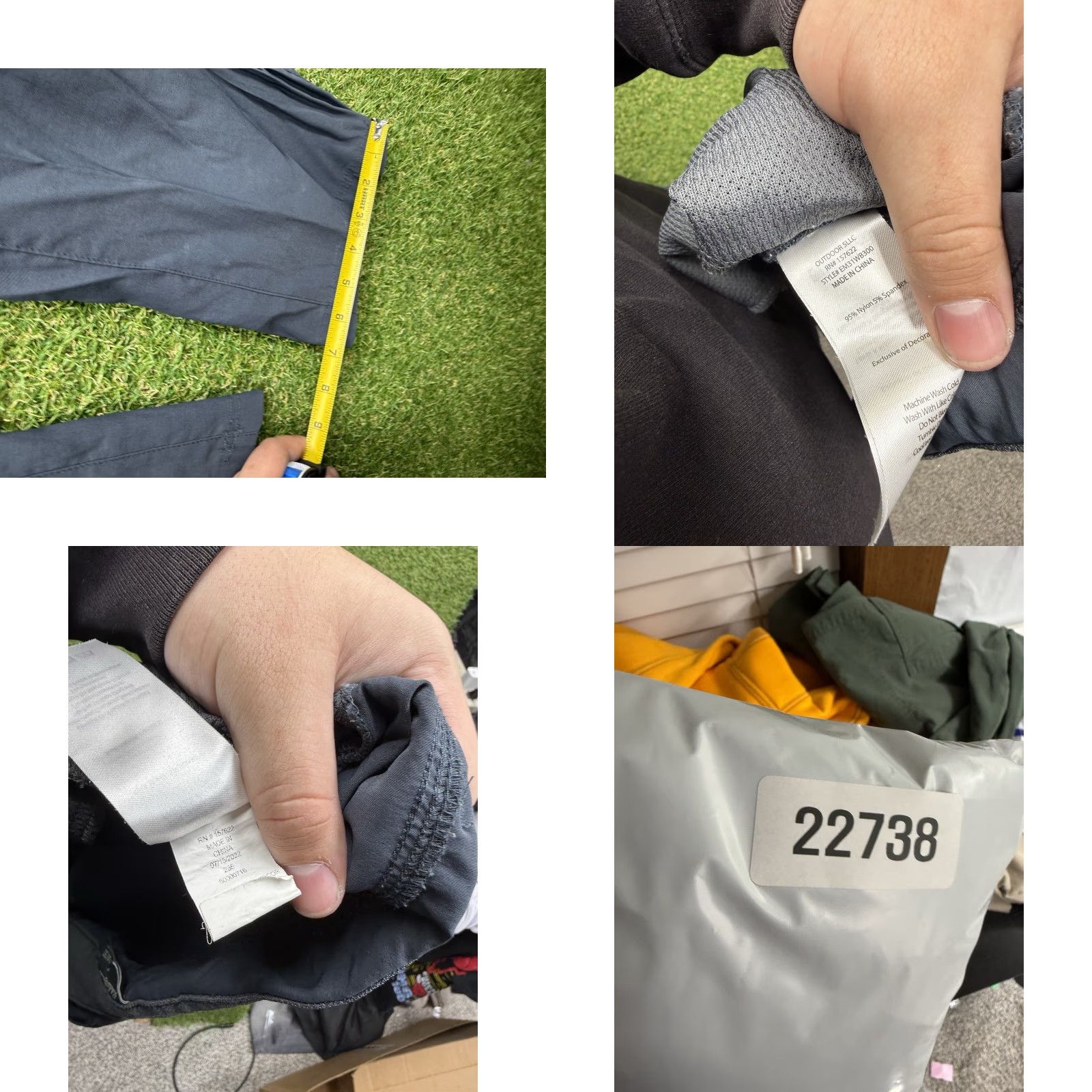 Eddie Bauer Eddie Bauer Travex Pants Mens 34x30 Grey Nylon Spandex Chino Hiking Outdoor Travel Windproof Breathable Quick Dry Pockets Straight Regular 2000s Boy? Size US 34 / EU 50 - 8 Thumbnail