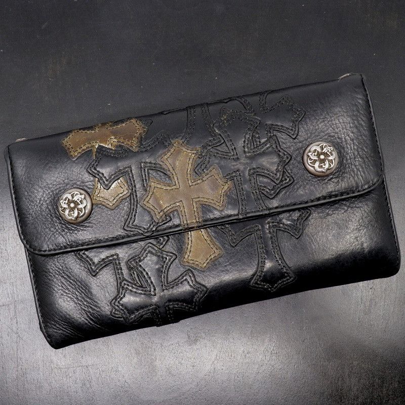 Chrome Hearts Double Button Cemetery Clutch