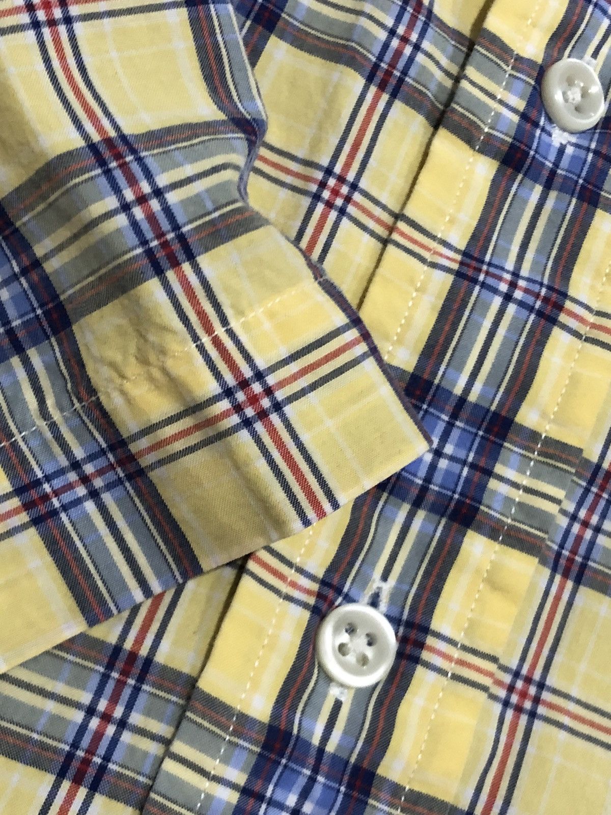 Polo Ralph Lauren × Vintage Vtg Polo Ralph Lauren Plaid Button Down Size US L / EU 52-54 / 3 - 4 Thumbnail