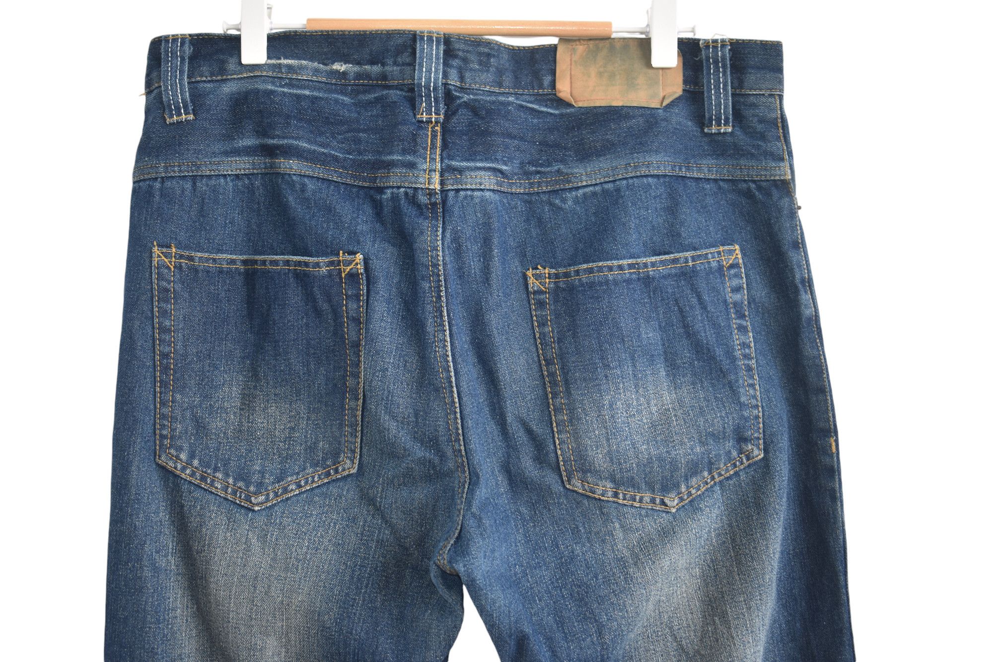 If Six Was Nine × Japanese Brand × Vintage Rare 🔥 Point Loma Japanese Jeans W34 Size US 34 / EU 50 - 5 Thumbnail