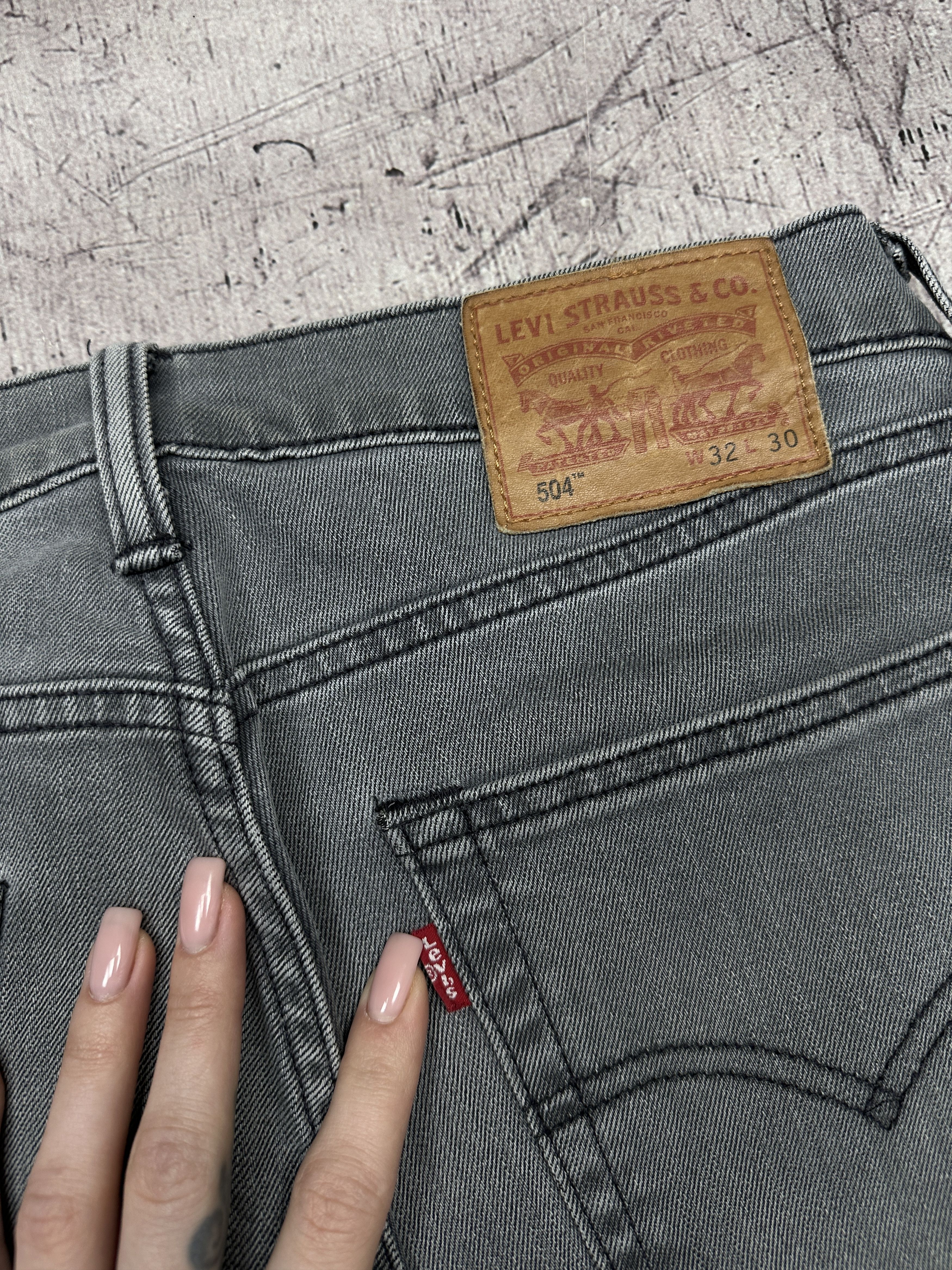 Levi's Levi's 504 Mens Denim Pants Jeans Size 32 x 30 Size US 32 / EU 48 - 3 Thumbnail