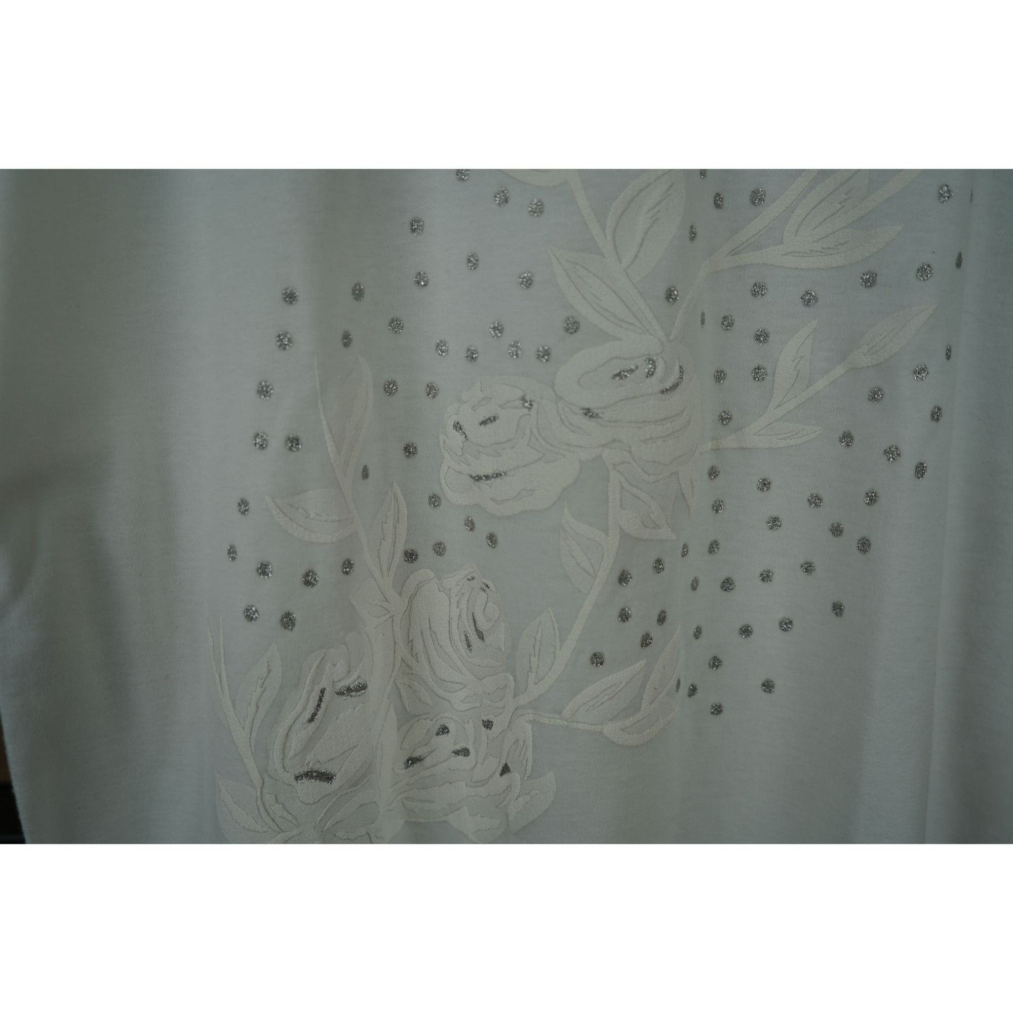 Vintage White Vintage 90s Floral Art Tshirt L #475 Size L / US 10 / IT 46 - 5 Thumbnail