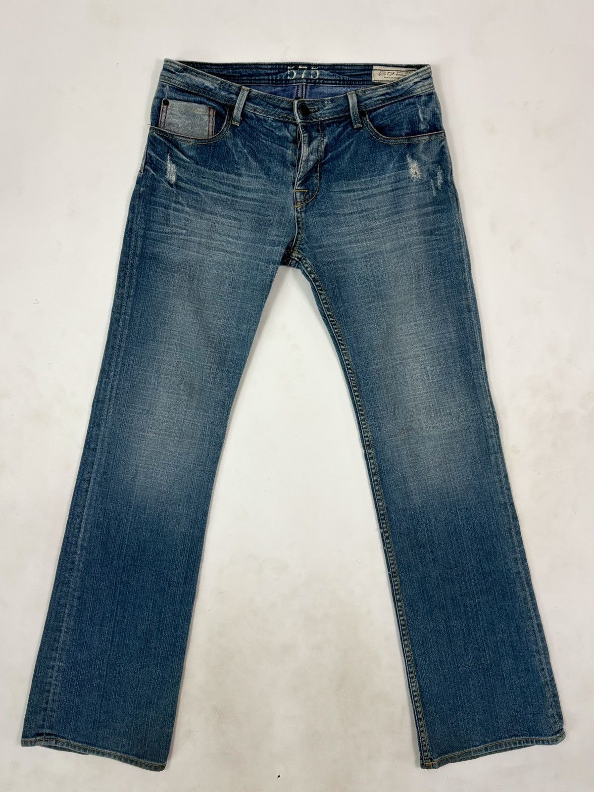Other 2000s 575 Los Angeles Rigid Bootcut Light Wash Jeans Size US 32 / EU 48 - 1 Thumbnail