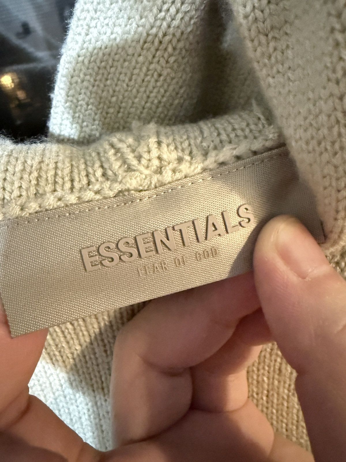 Essentials Fear of God Essential Big E Knit Hoodie Size US S / EU 44-46 / 1 - 3 Thumbnail