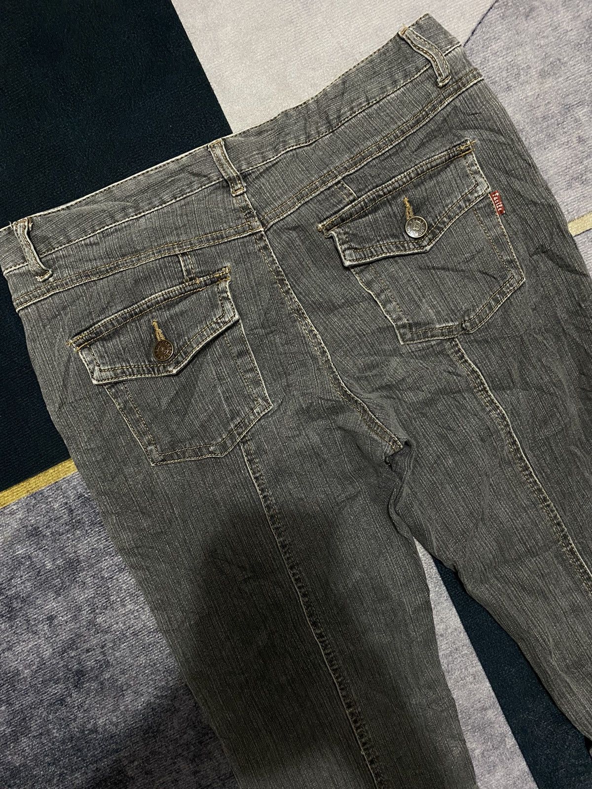 Vintage FECILE BOOTCUT DENIM PANTS Size US 30 / EU 46 - 4 Thumbnail