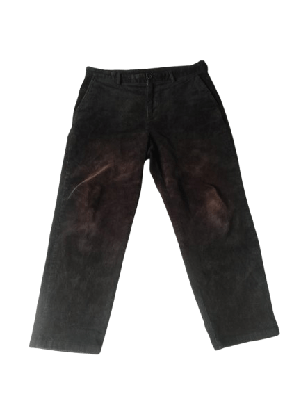 Issey Miyake Musinsa Standard Faded Black Corduroy Jeans Size US 34 / EU 50 - 1 Thumbnail