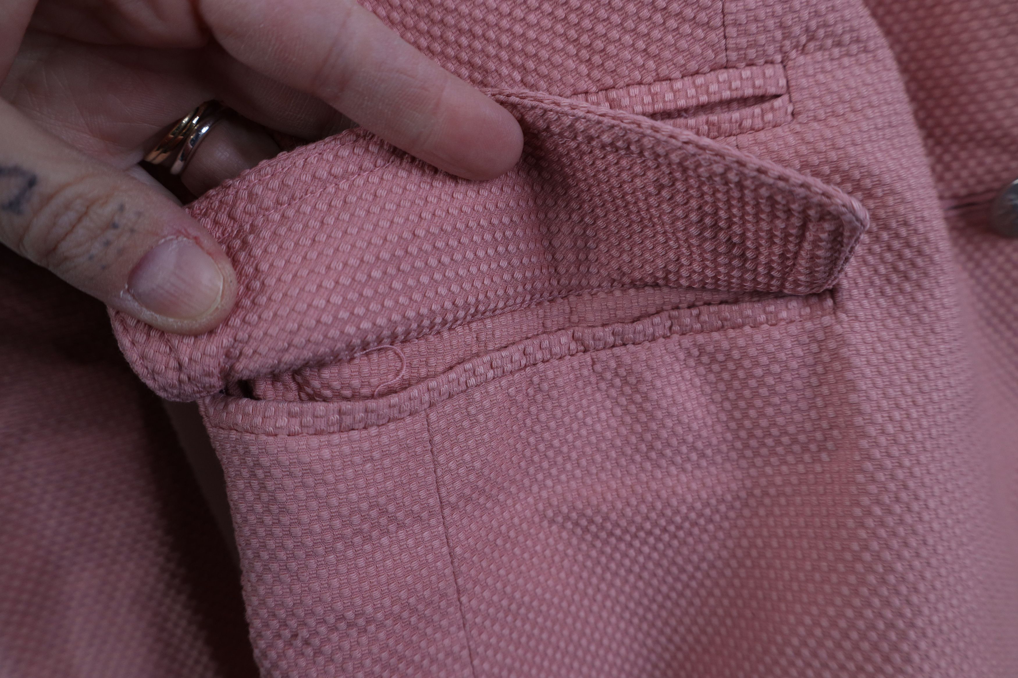 Banana Republic Banana Republic Academy Blazer Jacket Suit Coat Pink Size L / US 10 / IT 46 - 9 Thumbnail