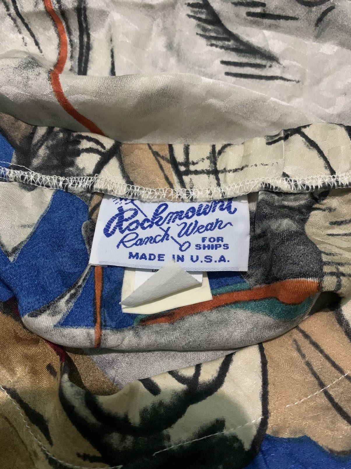Rockmount Ranch Wear 1990s Rockmounth Skirt Abstrak Size 30" / US 8 / IT 44 - 3 Thumbnail