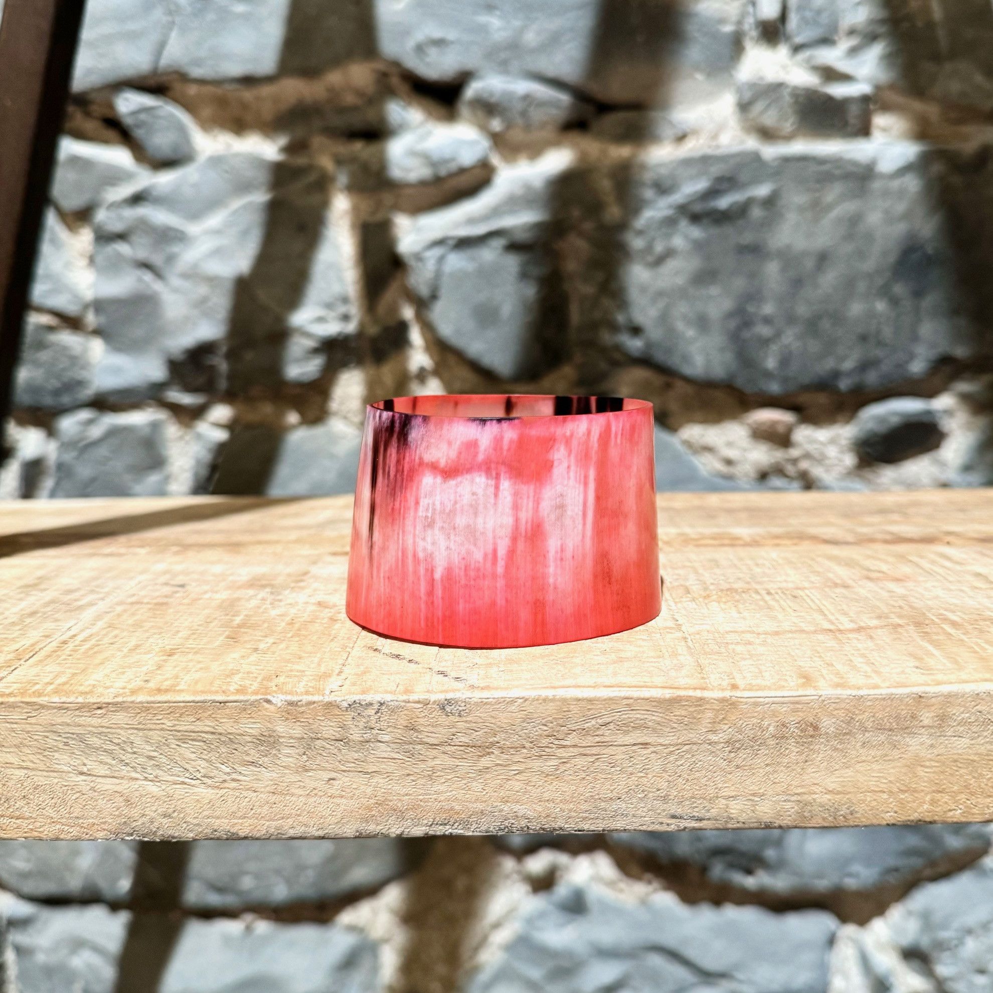 Marni Marni Pink White Horn Wide Bracelet Size ONE SIZE - 5 Thumbnail