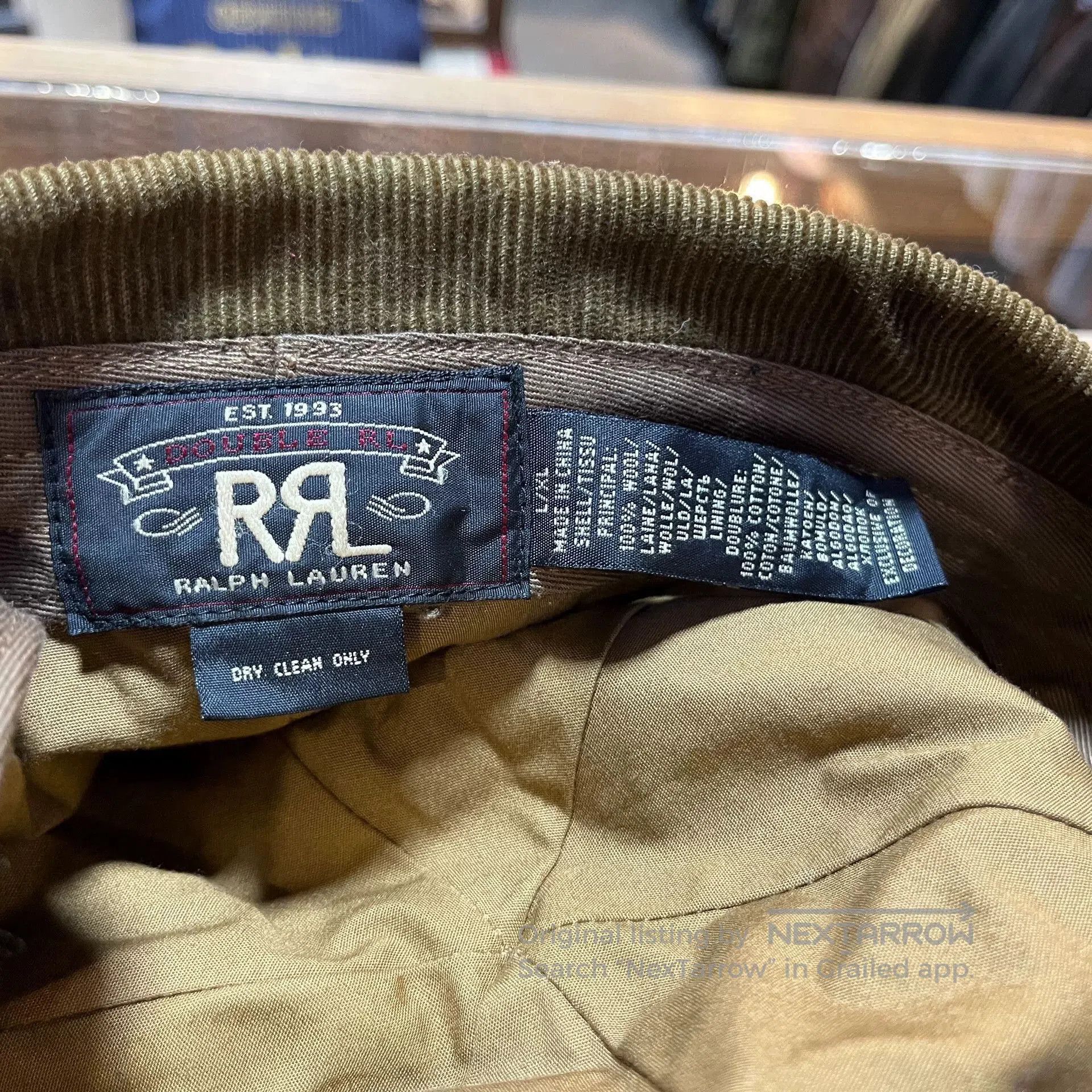 RRL Ralph Lauren red and black plaid RRL cap. Size ONE SIZE - 6 Thumbnail