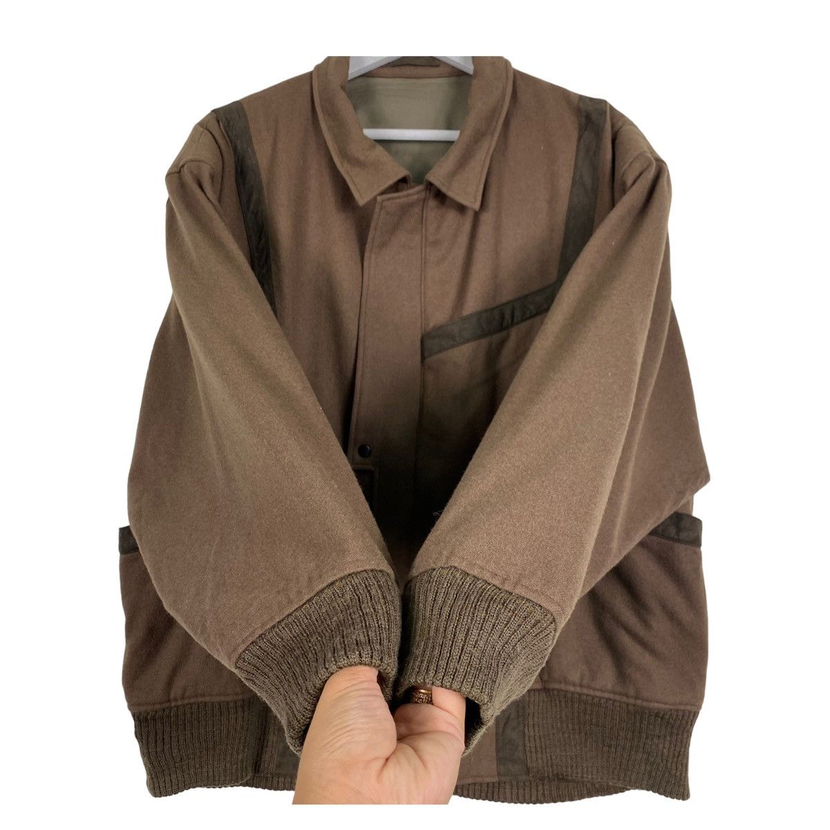 Designer × Japanese Brand × Vintage 💥PACO RABANNE BOXY BOMBER JACKET Size US L / EU 52-54 / 3 - 6 Thumbnail