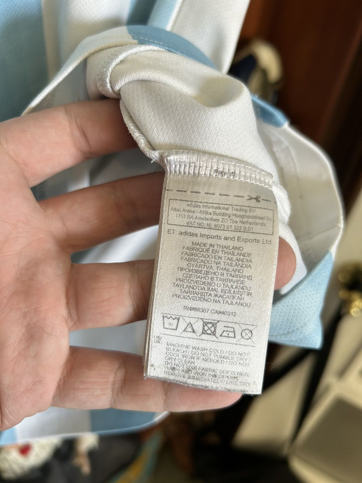 Adidas Argentina 2018 Adidas Home World Cup Football Soccer Jersey Size US XS / EU 42 / 0 - 18 Thumbnail
