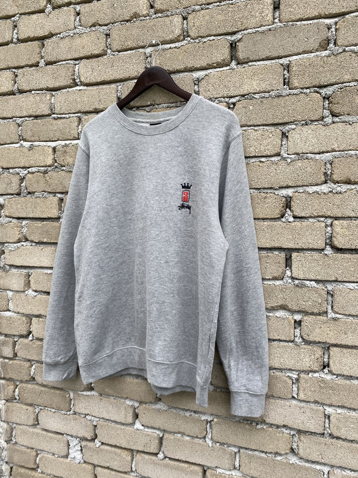 Stussy Vintage Stussy Crown Sweatshirt Size US L / EU 52-54 / 3 - 3 Thumbnail