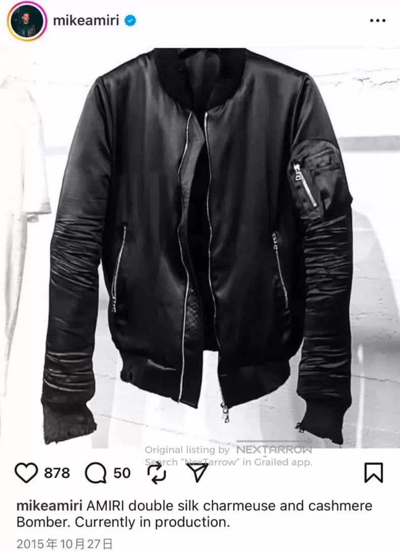 Amiri Amiri Size L Flight jacket Size US L / EU 52-54 / 3 - 4 Thumbnail