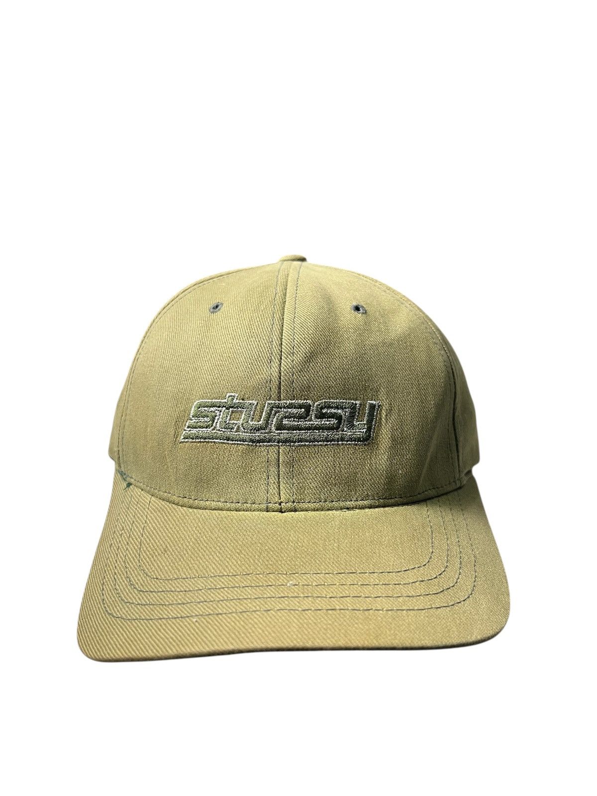 Stussy × Vintage Vintage 1990s Stussy Nyco Fullcap US Patent Size ONE SIZE - 1 Thumbnail