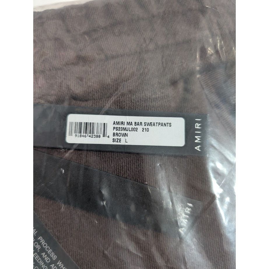Amiri o1rshd1 Amiri MA Bar Sweatpants & Joggers in Brown Size US 34 / EU 50 - 18 Thumbnail