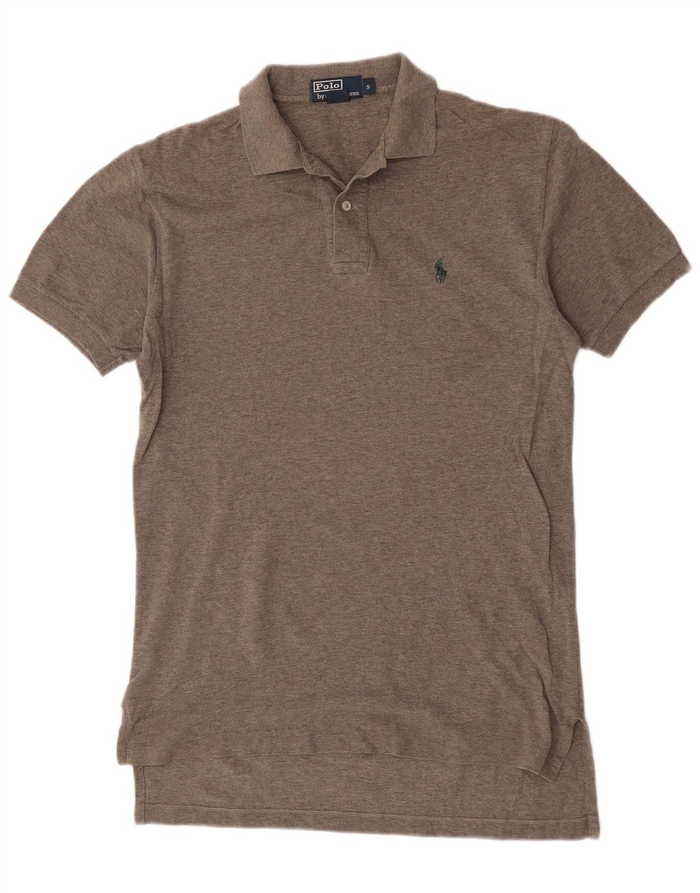 Polo Ralph Lauren Mens Polo Shirt Small Brown Cotton Size US M / EU 48-50 / 2 - 1 Thumbnail