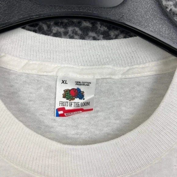 Fruit Of The Loom Vintage US Coast Guard Shirt Men XL White New with Defect Size US XL / EU 56 / 4 - 7 Thumbnail