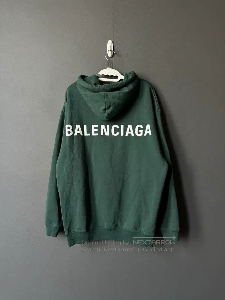 Balenciaga Balenciaga Back Logo Hoodie Size US S / EU 44-46 / 1 - 2 Thumbnail