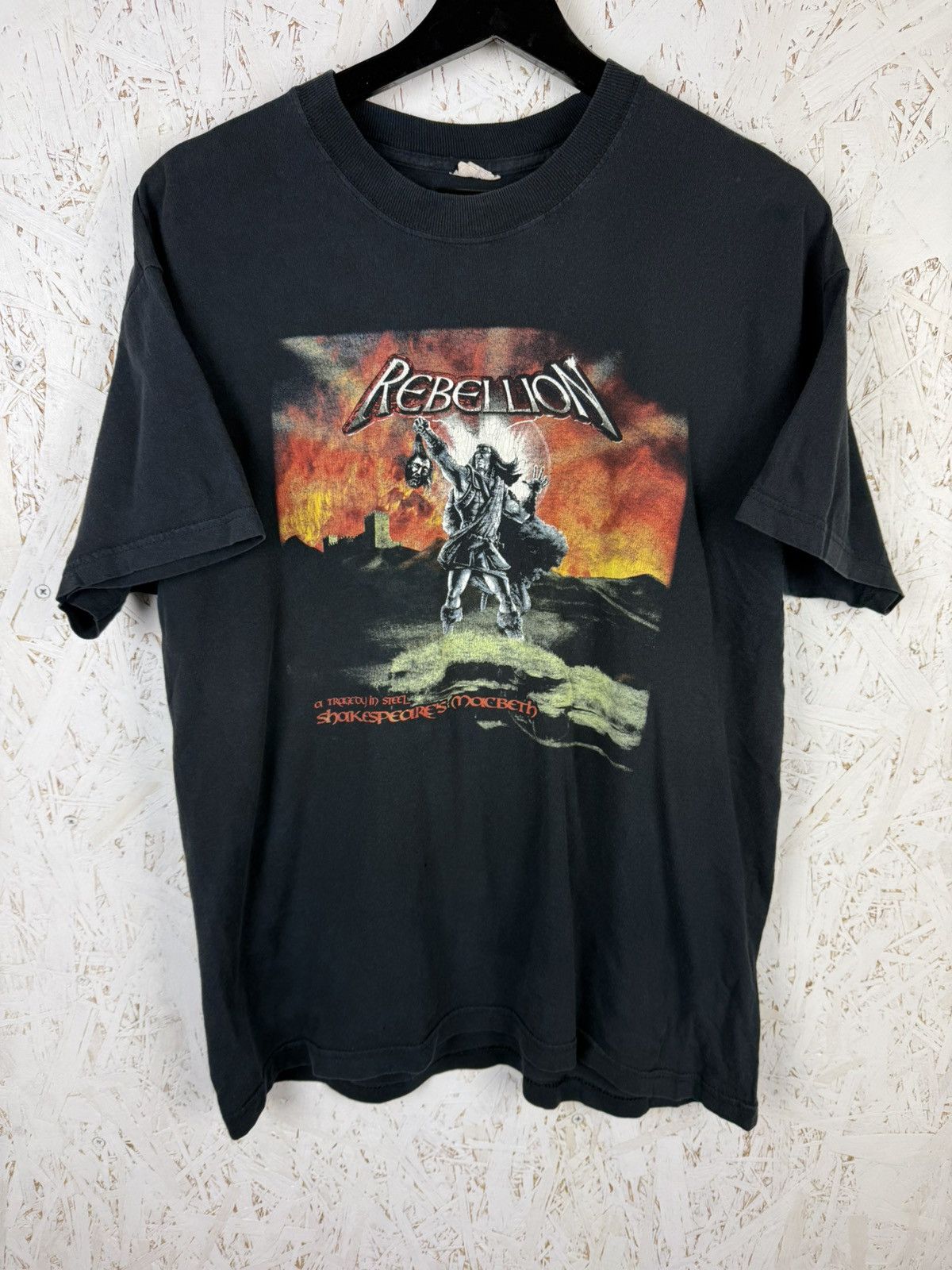 Band Tees Rebellion 2002 Shakespeare’s Macbeth Metal Band T-Shirt L Size US L / EU 52-54 / 3 - 1 Thumbnail
