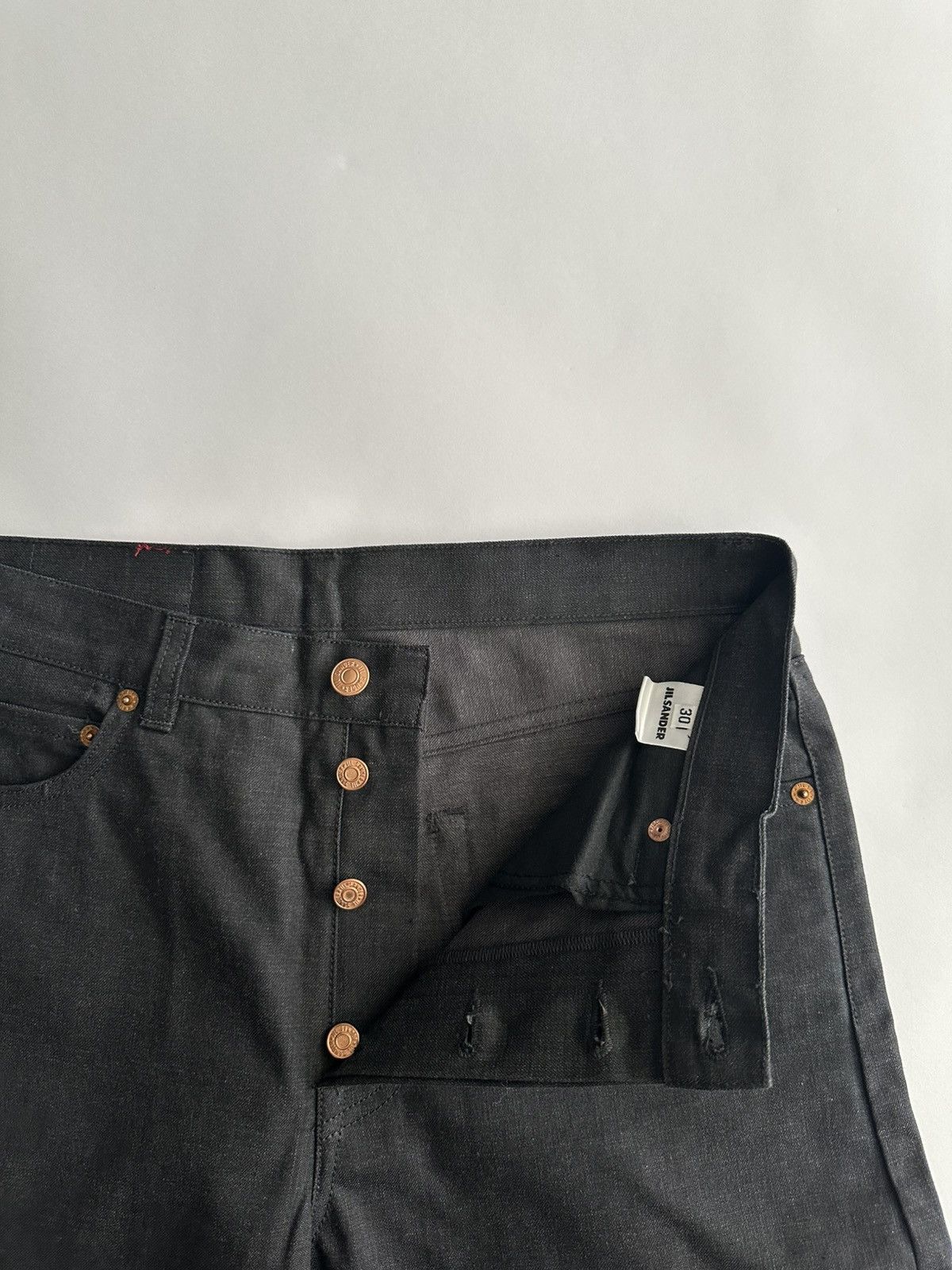 Jil Sander Jil Sander 90’s Heavy Canvas Jeans Size US 30 / EU 46 - 9 Thumbnail