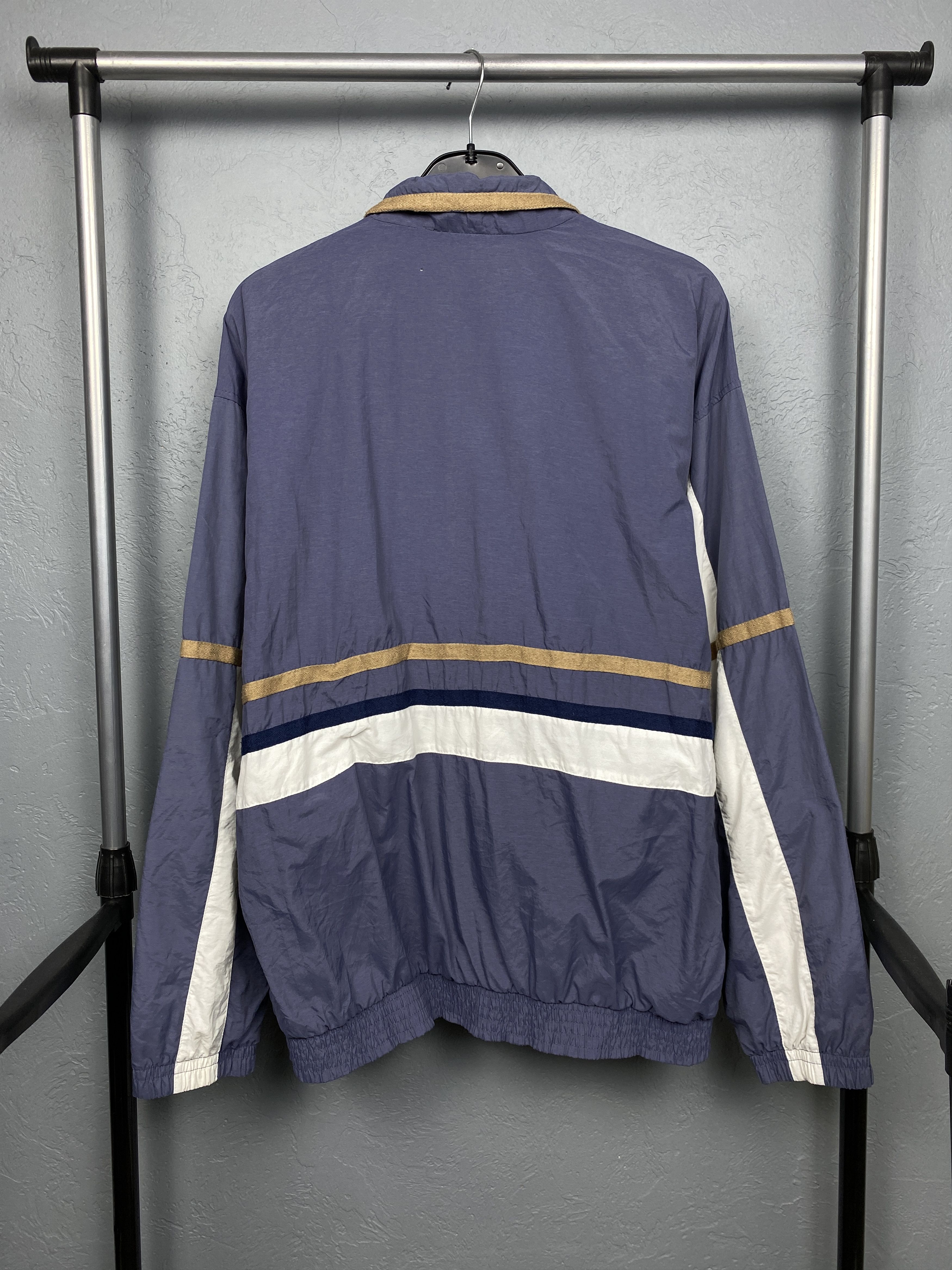 Sergio Tacchini Sergio Tacchini 90s Vintage Mens Nylon Track Top Jacket Size US L / EU 52-54 / 3 - 8 Thumbnail