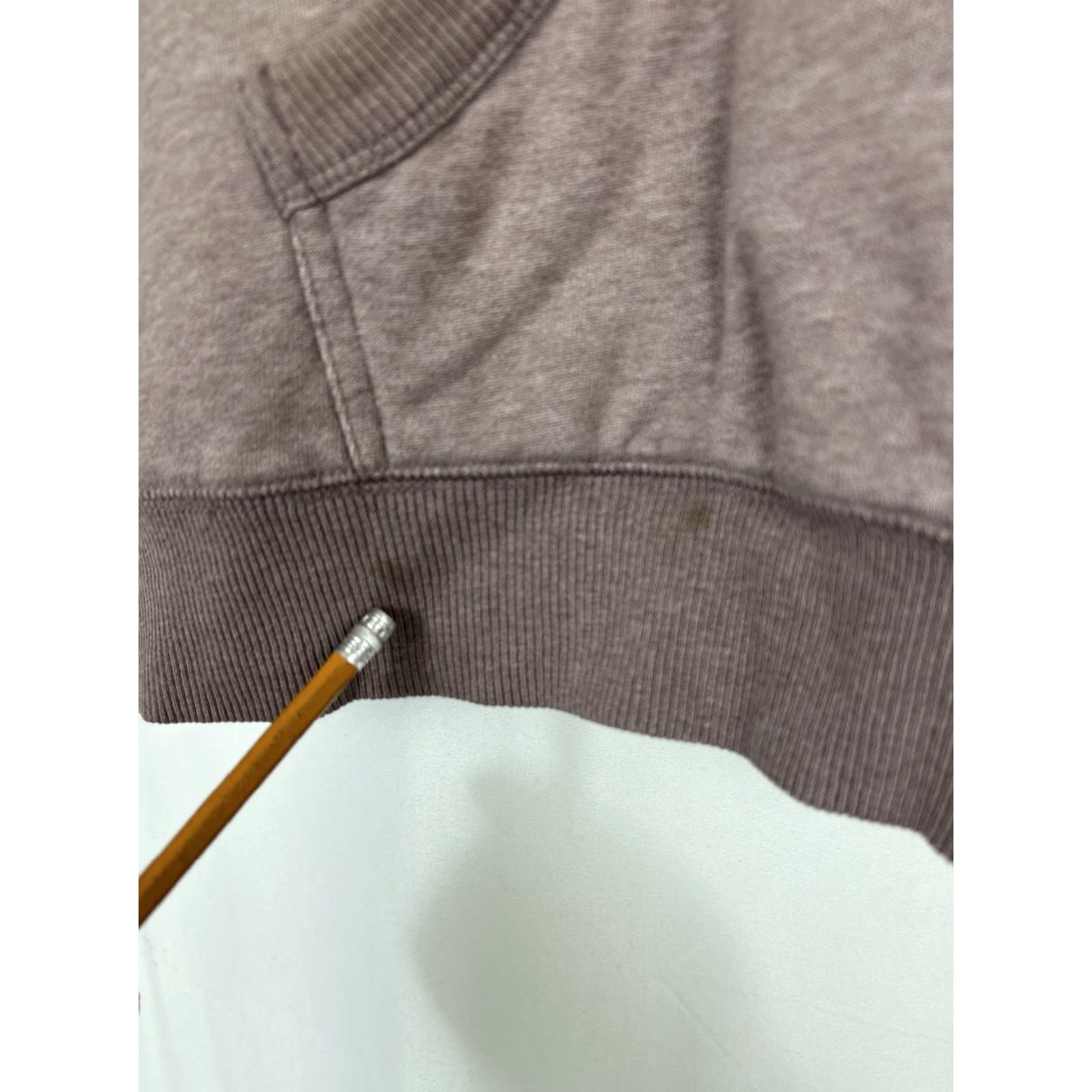 Vintage LL Bean Sweatshirt Women 1X Full Zip Hooded Pockets Light Purple 1X Sherpa Lined Cotton Blend Size XL / US 12-14 / IT 48-50 - 6 Thumbnail