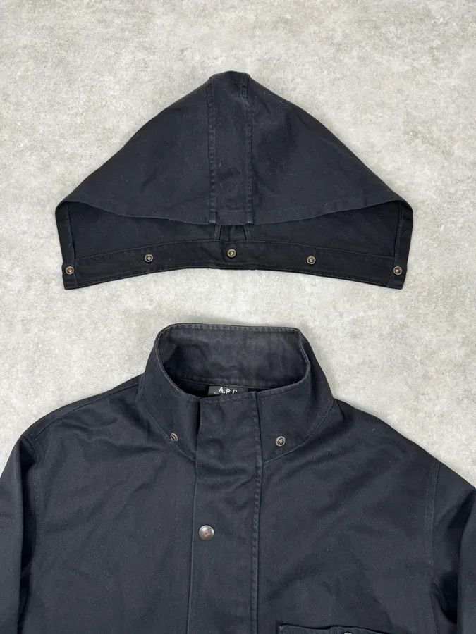 A.P.C. A.P.C. Black Minimalist Parka Jacket Size US M / EU 48-50 / 2 - 10 Thumbnail
