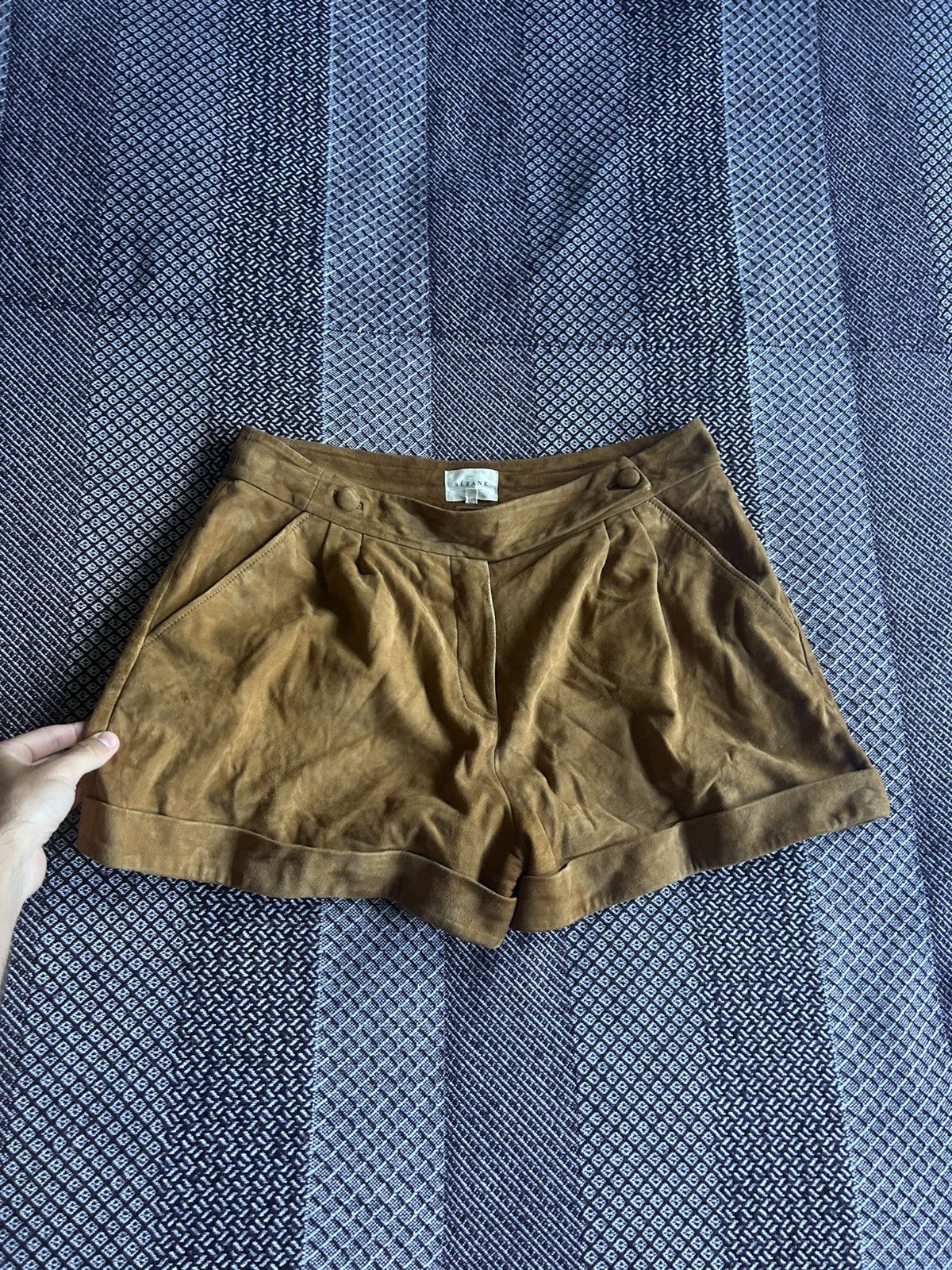 Sezane Sezane 100% Goat Leather Midi Skirt Women Size 44 Luxury Size 30" / US 8 / IT 44 - 5 Thumbnail