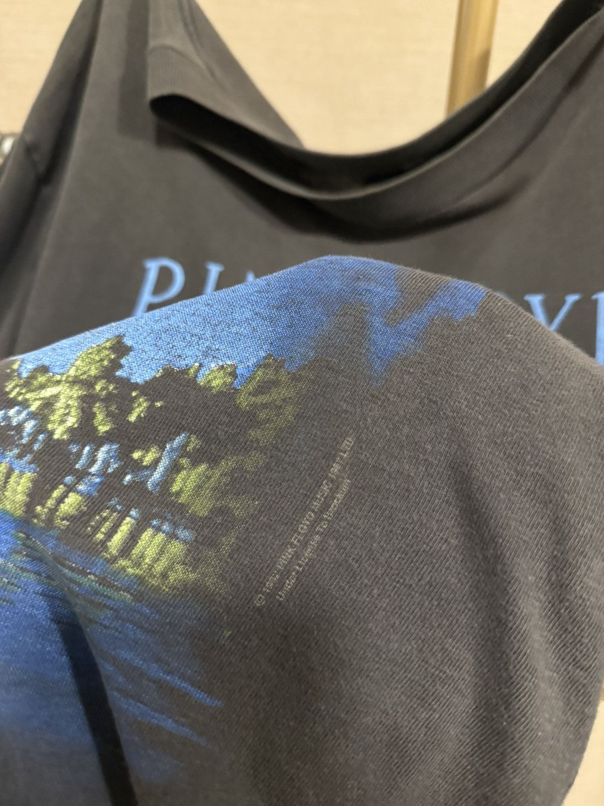 Pink Floyd Vintage 1992 Sun Faded Pink Floyd Wish You Were Here Tee Size US XL / EU 56 / 4 - 9 Thumbnail