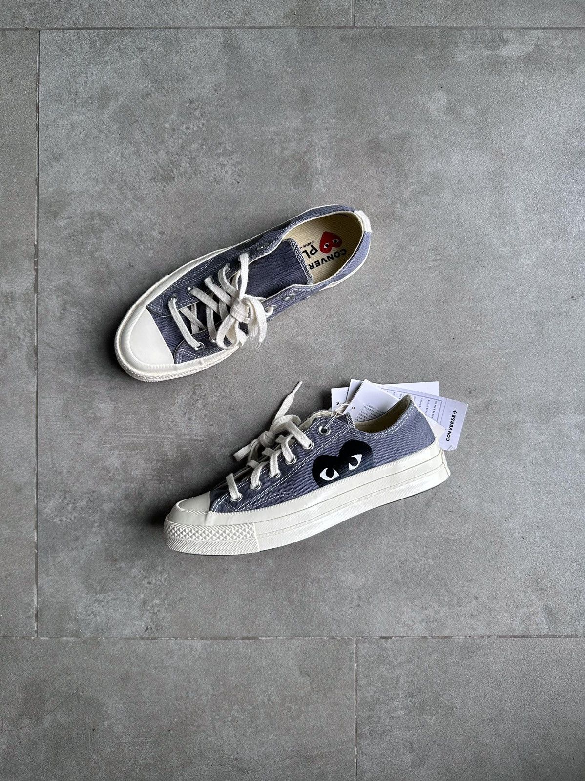 Comme des Garcons PLAY × Converse CDG PLAY x CONVERSE LOW CHUCK TAILOR 70 Size US 7 / IT 37 - 2 Thumbnail