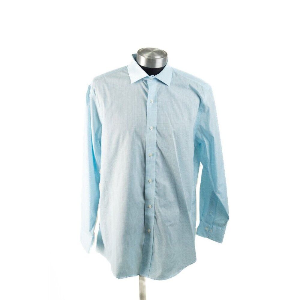 Lauren Ralph Lauren Ralph Lauren Polo Button Up Shirt 17 34/35 Blue Slim Long S Size US M / EU 48-50 / 2 - 1 Thumbnail