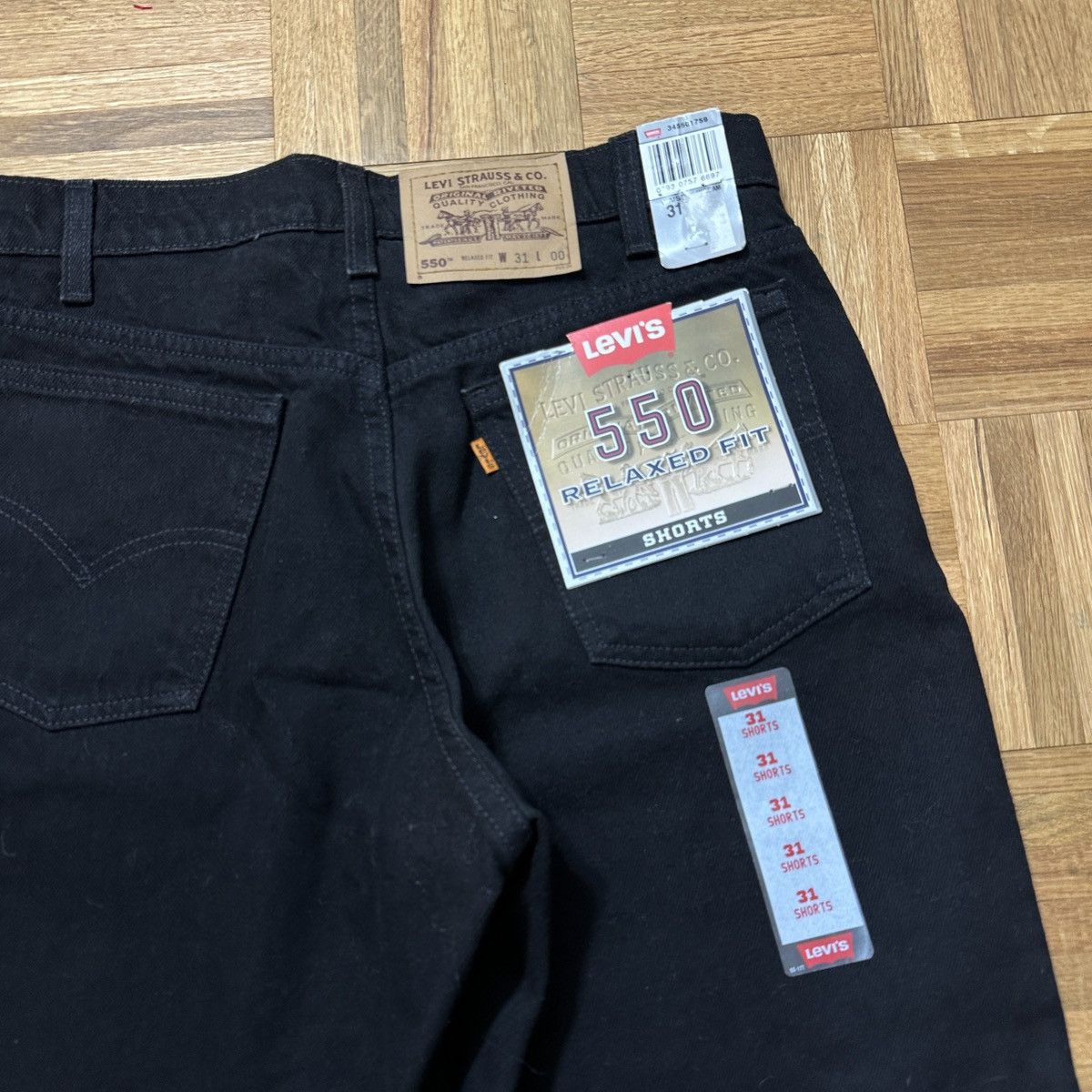 Levi's Vintage Levi’s 550 Orange Tab jean shorts Size US 31 - 3 Thumbnail