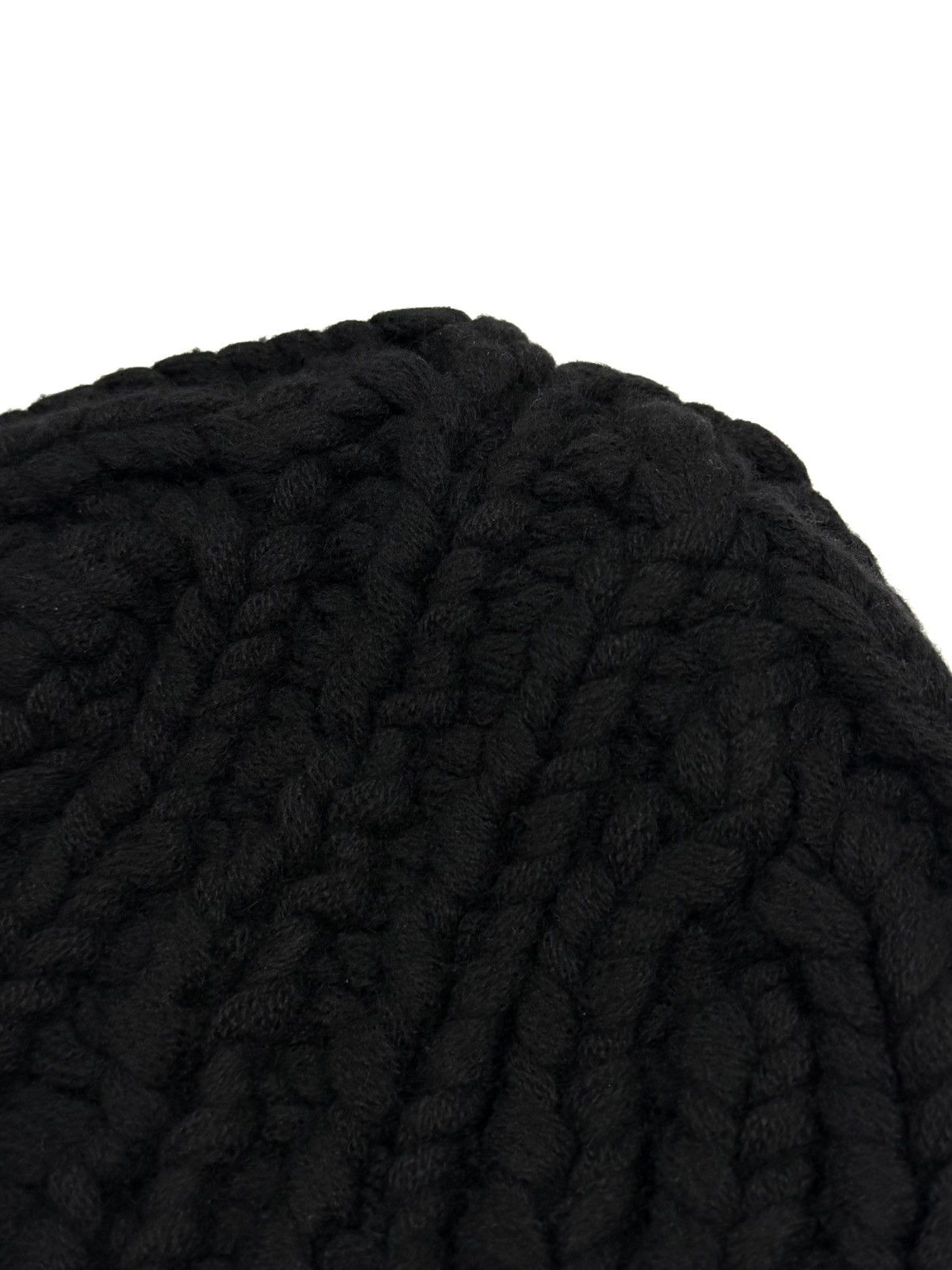 Prada Prada Archive Cashmere Knit Beanie Leather Belt Strap Hat Size ONE SIZE - 10 Thumbnail