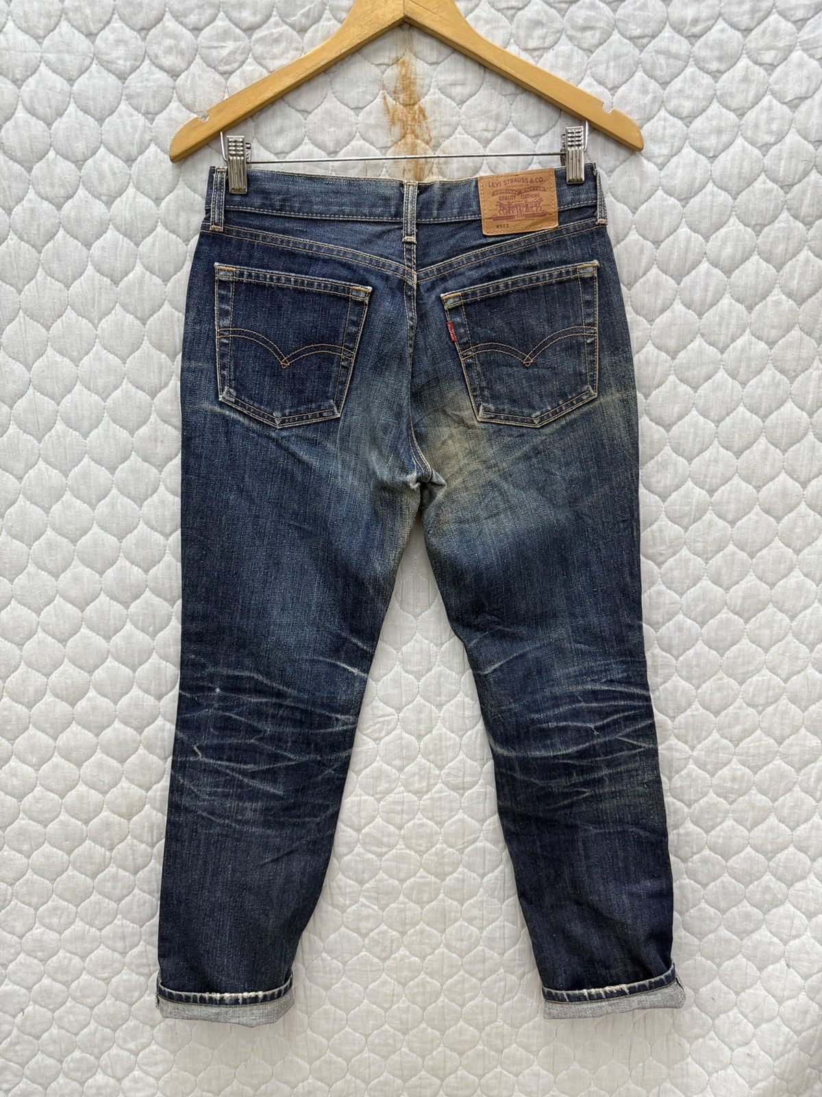 Levi's 🔥🔥🔥STEALS VTG LEVIS DISTRESSED DENIM Size 28" / US 6 / IT 42 - 7 Thumbnail