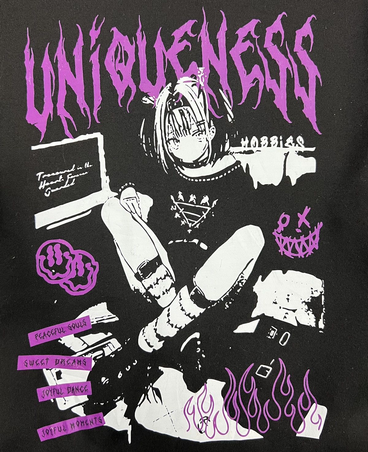 Anime × Japanese Brand × Vintage VINTAGE ROMWE UNIQUENESS SWEATSHIRT Size US L / EU 52-54 / 3 - 3 Thumbnail