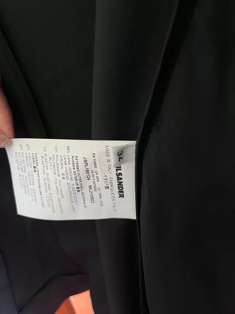 Jil Sander Jil Sander Black Blazer Size 4XL / US 24-26 - 7 Thumbnail