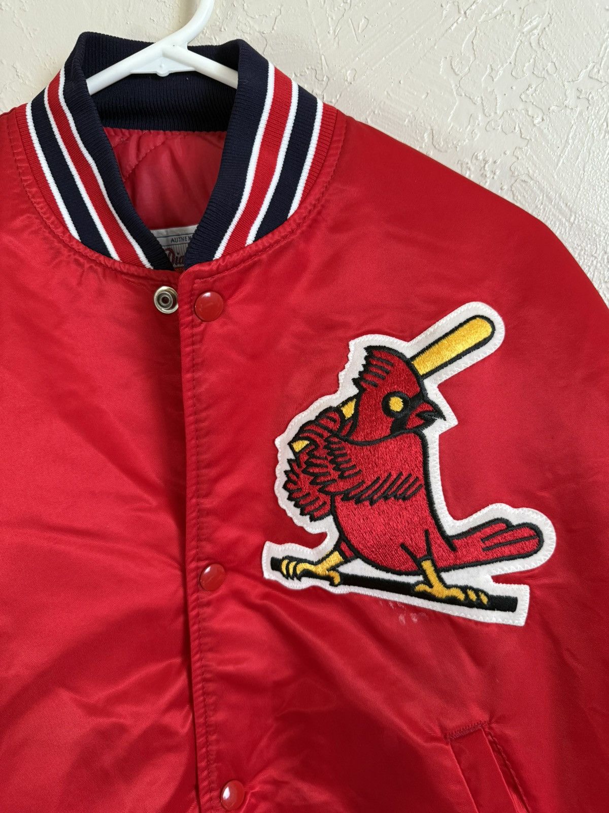 Starter St Louis Cardinals Satin Starter Jacket Vintage Size US M / EU 48-50 / 2 - 2 Thumbnail