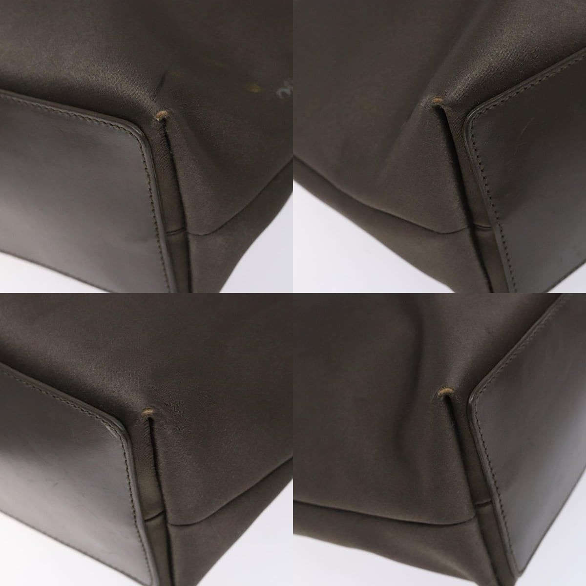 Gucci GUCCI Tote Bag Satin Brown Silver 002 002 Size ONE SIZE - 10 Thumbnail