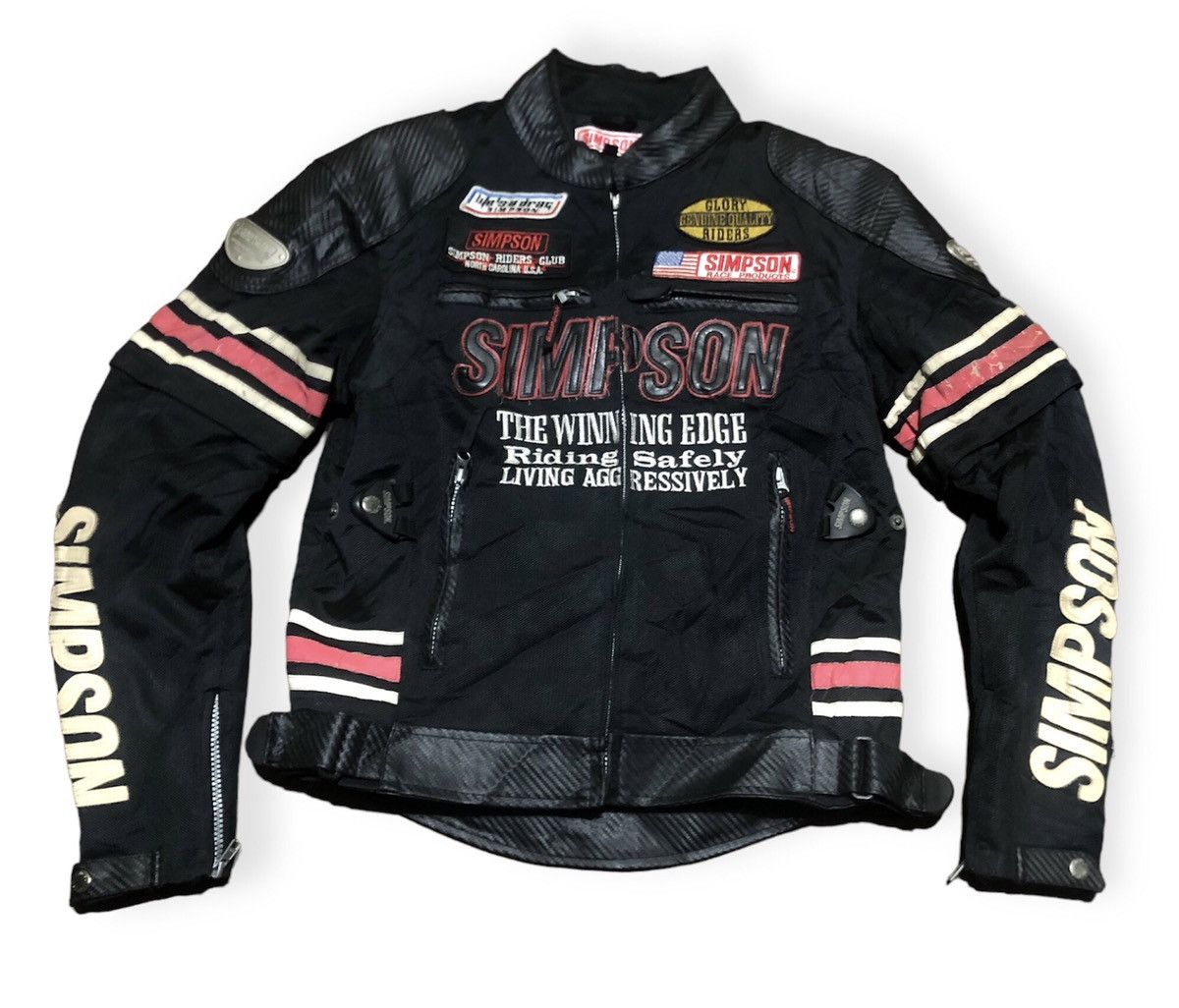 Racing × Streetwear × Vintage ✓LAST CALL✓Vintage Simpson Carbon Fiber  racing jacket | Grailed