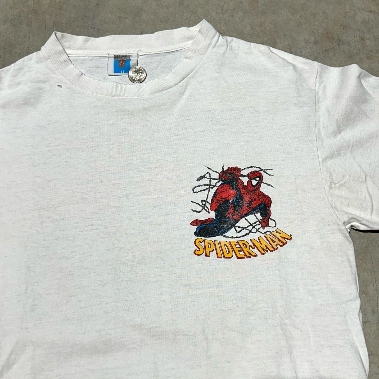 Marvel Comics Vintage 1990 Spider Man Todd McFarlane Tee size Large in Men Size US L / EU 52-54 / 3 - 5 Thumbnail