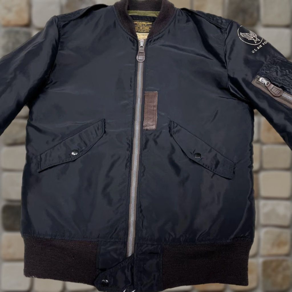 Buzz Rickson's Buzz Rickson's MA-1 Jacket William Gibson x Buzz Rickson's Black 38 Jacket Size US XXS / EU 40 - 1 Thumbnail