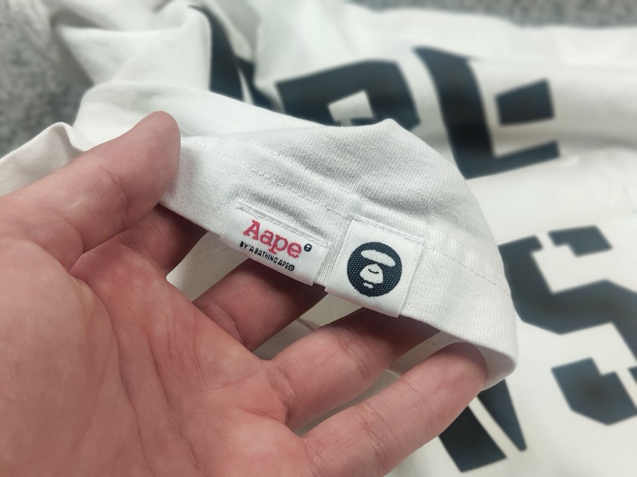 Aape Aape by a Bathing ape Cotton Logo UNVS t shirt Vintage Japan Size US XL / EU 56 / 4 - 12 Thumbnail