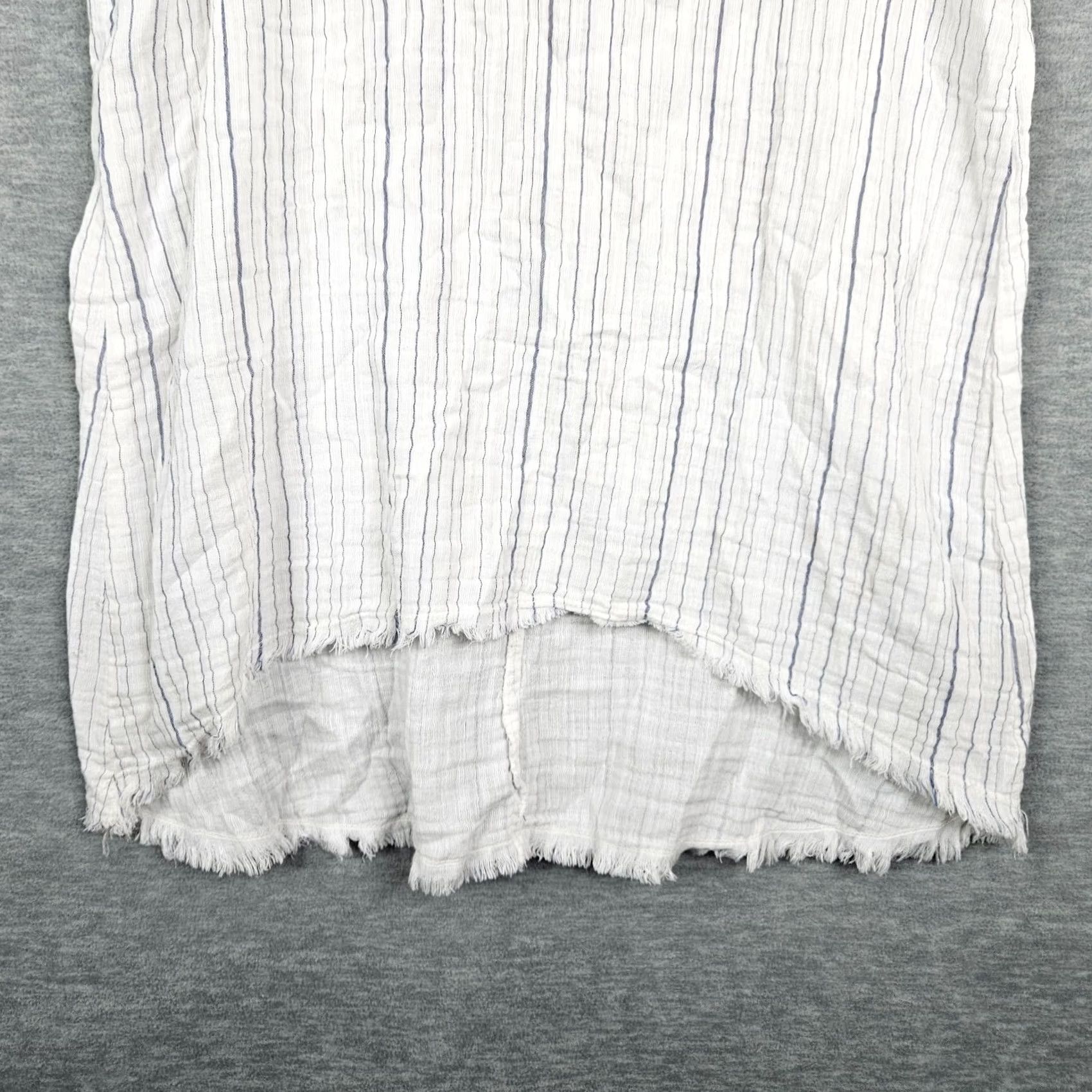Vintage XCVL Tank Blouse Round Neck Stripe Top Size XS Women's Size XS / US 0-2 / IT 36-38 - 8 Thumbnail